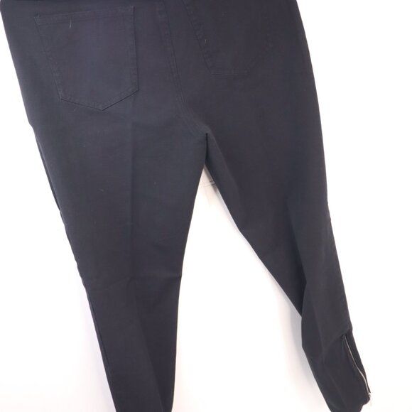 michael kors black pants. Viscose Blend Zip Pants. size 10 - Picture 8 of 8